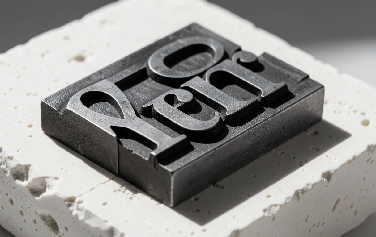 Typographic detail